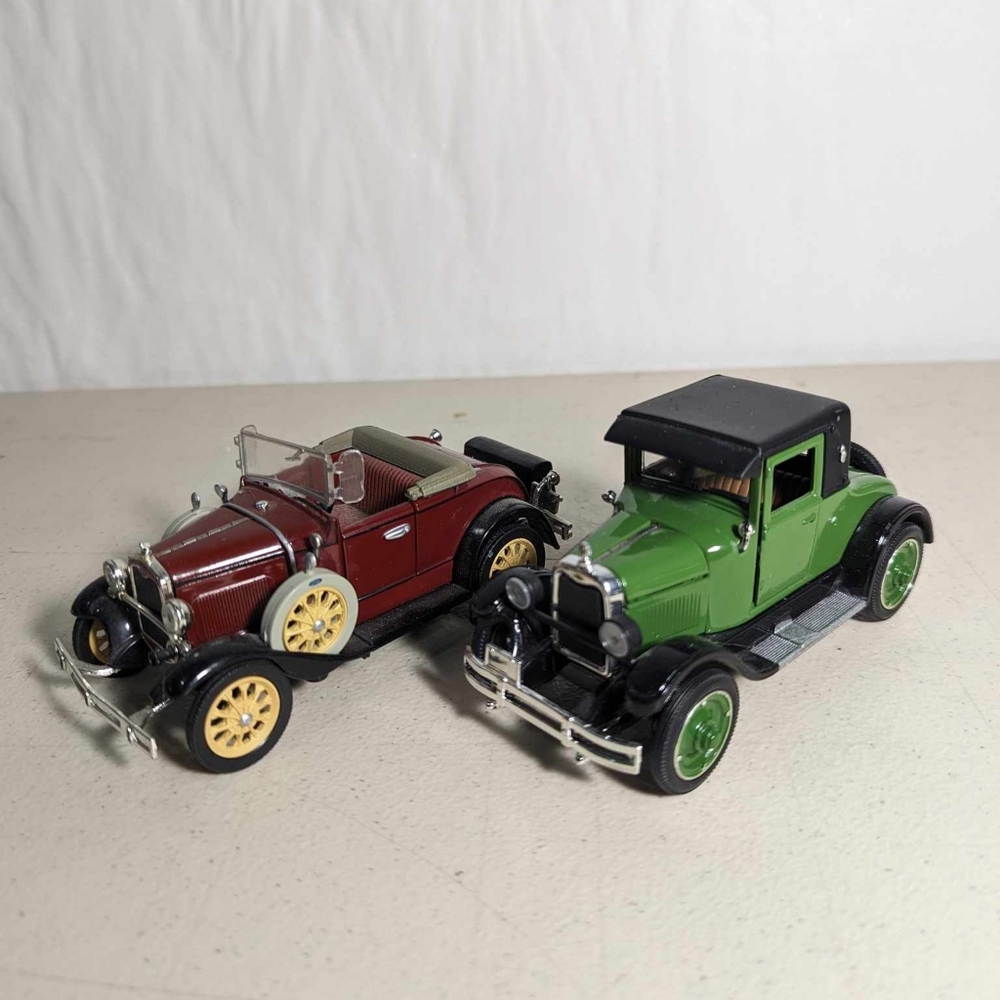 Ford and Chevy Coupe Model Cars